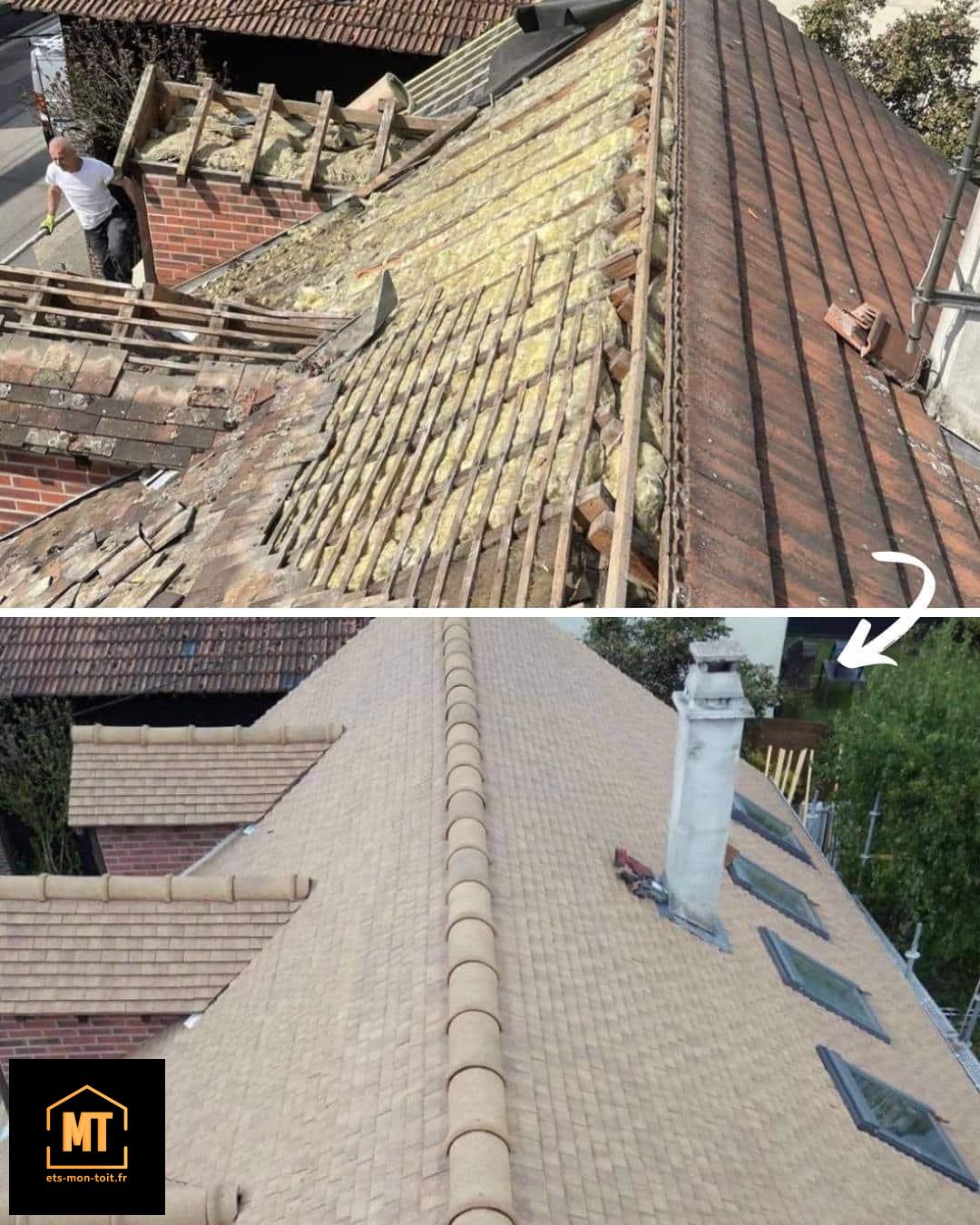 restauration complète de toiture dans les Yvelines (78)