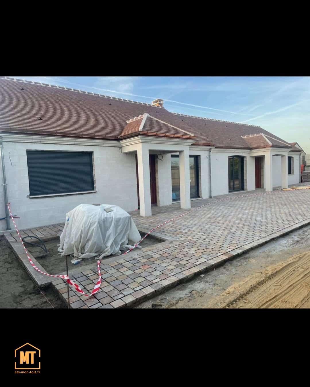 Couverture en tuiles plates à Conflans-Sainte-Honorine (78700) – Maison neuve