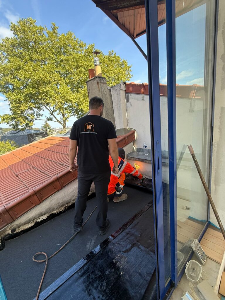 Réfection de l'étanchéité d'un toit-terrasse dans les Yvelines